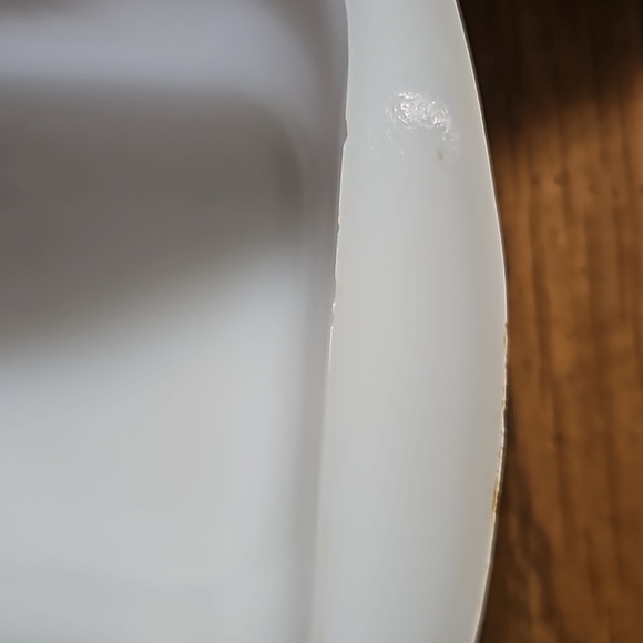 GLASBAKE Brown Flower Power Pennsylvania Dutch Loaf Pan-j522-EC - Picture 11 of 11